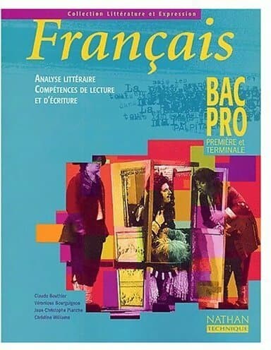Français bac pro. Analyse littéraire, compétences de lecture et d'écriture - Collectif