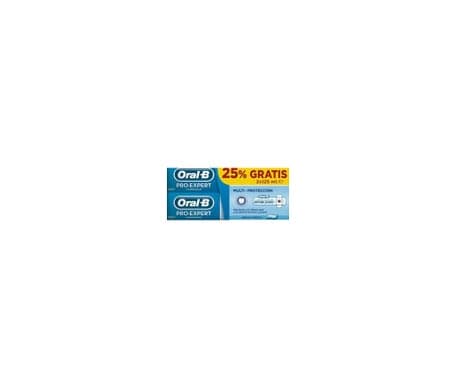 Oral-B® Pro-Expert pasta dentífrica Multi-Protección duplo 125ml