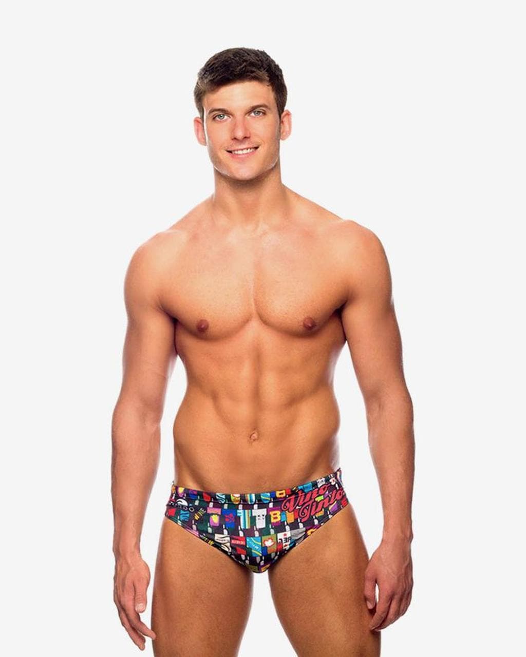 Maillot de bain de water-polo Turbo Vin Rouge - S