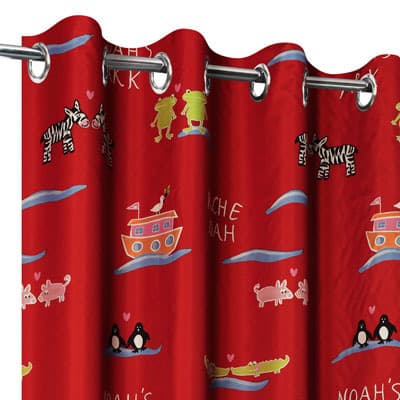 Rideau ignifugé pour crèche ou salle de classe - tissu à motifs Petite Enfance - toile Occultante No Feu M1